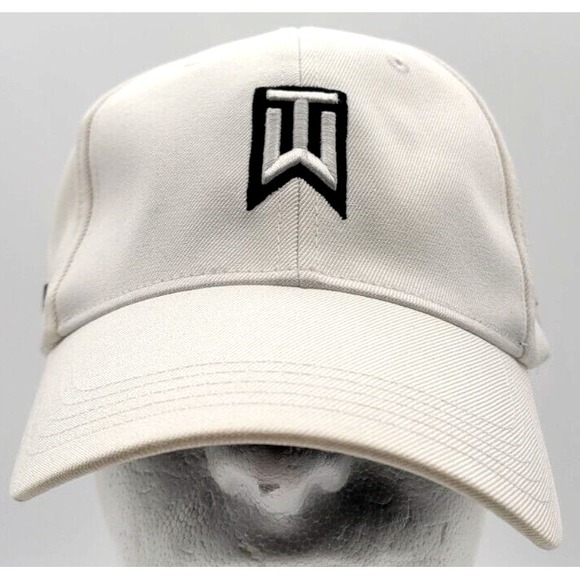TIGER WOODS COLLECTION HAT CAP FITTED NIKE LARGE GOLF FLEX FIT‎ SWOOSH NIKE ONE - Picture 1 of 7